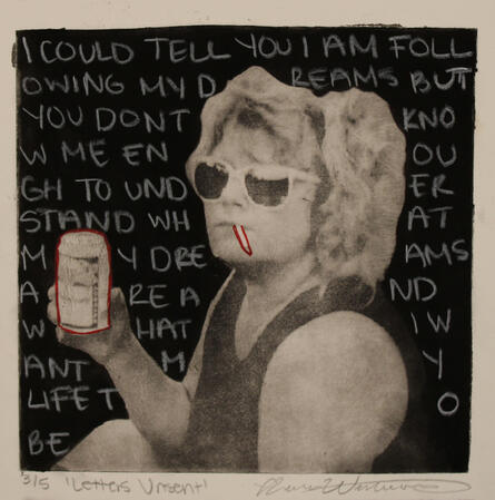 Letters Unsent, 8" x 8", print 3/5