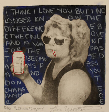 Letters Unsent, 8" x 8", print 5/5